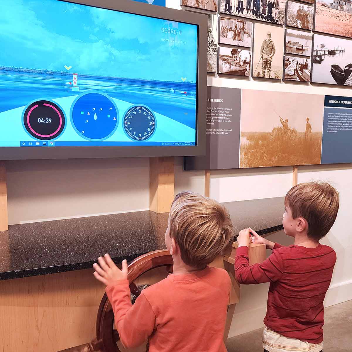 Currituck Maritime Museum interactive exhibit