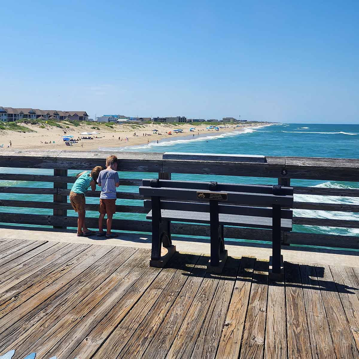 The view from Jennette's Pier